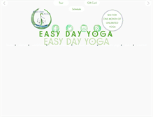 Tablet Screenshot of easydayyoga.com